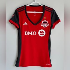 Adidas Tops | Toronto FC MLS Soccer | Jersey | Size:Small Women | Color:Red/Gray